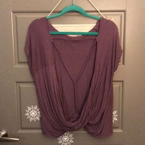 💜Blu Spero Open Back Purple Shirt💜